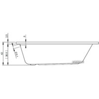 Ванна Riho Dola 150x70 BB29005 (с каркасом) - Превью изображения №3 — Интернет-магазин Time-Shop