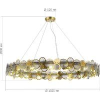 Подвесная люстра ST Luce SL6133.313.16 - Превью изображения №4 — Интернет-магазин Time-Shop