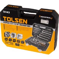 Универсальный набор инструментов Tolsen TT15143 (82 предмета) - Превью изображения №6 — Интернет-магазин Time-Shop