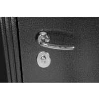 Металлическая дверь Guard Термо MG75 87х205 правая (черное серебро/серый) - Превью изображения №8 — Интернет-магазин Time-Shop