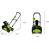Снегоуборщик Greenworks G40ST40 2603607 (без АКБ) - Превью изображения №6 — Интернет-магазин Time-Shop