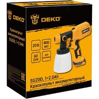 Краскораспылитель Deko SG20D 081-1072 (с 1-им АКБ) - Превью изображения №5 — Интернет-магазин Time-Shop