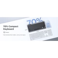 Клавиатура Ugreen K551 (серебристый/черный) - Превью изображения №2 — Интернет-магазин Time-Shop