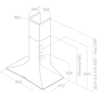 Кухонная вытяжка Elica Sweet Cast Iron/A/85+CAM PRF0167319 - Превью изображения №3 — Интернет-магазин Time-Shop