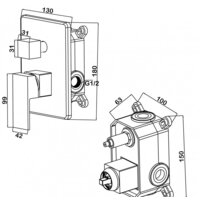Смеситель Swedbe Platta 5519 - Превью изображения №7 — Интернет-магазин Time-Shop
