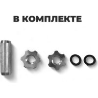 Гриф для штанги Atlas Sport прямой, разборный 1520-25 - Превью изображения №5 — Интернет-магазин Time-Shop