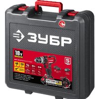 Дрель-шуруповерт Зубр Мастер ДШУ-185-22 (с 2-мя АКБ, кейс) - Превью изображения №15 — Интернет-магазин Time-Shop