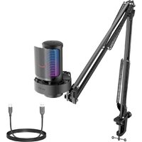 Проводной микрофон FIFINE A8T (черный) - Превью изображения №5 — Интернет-магазин Time-Shop