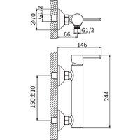 Смеситель Lauter Velvet 21СК9696С - Превью изображения №2 — Интернет-магазин Time-Shop