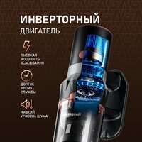 Пылесос Weissgauff V12 BLDC 500 Ora Rosa Turbo - Превью изображения №4 — Интернет-магазин Time-Shop