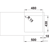 Кухонная мойка Blanco Solis 450-IF 526121 (полированная) - Превью изображения №3 — Интернет-магазин Time-Shop