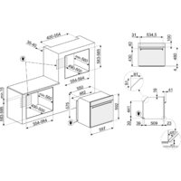 Электрический духовой шкаф Smeg SO6302TX - Превью изображения №10 — Интернет-магазин Time-Shop