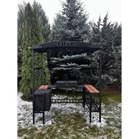 Мангал для дачи Станкоинструмент Царский (кованый с печью и дымоходом) - Превью изображения №5 — Интернет-магазин Time-Shop