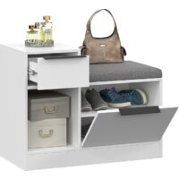 Банкетка Трия Агата комбинированная (белый) - Превью изображения №3 — Интернет-магазин Time-Shop