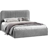 Трия Тиффани Тип 1 c ПМ и заглушиной 160x200 (микровелюр Wellmart Silver)