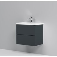  AM.PM Тумба под умывальник Gem 60 M90FHX06022GM (2 ящика, графит) - Превью изображения №2 — Интернет-магазин Time-Shop