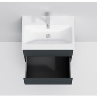  AM.PM Тумба под умывальник Gem 60 M90FHX06022GM (2 ящика, графит) - Превью изображения №4 — Интернет-магазин Time-Shop