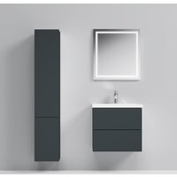  AM.PM Тумба под умывальник Gem 60 M90FHX06022GM (2 ящика, графит) - Превью изображения №7 — Интернет-магазин Time-Shop