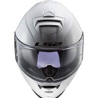 Мотошлем LS2 FF800 Storm Solid (M, white) - Превью изображения №2 — Интернет-магазин Time-Shop