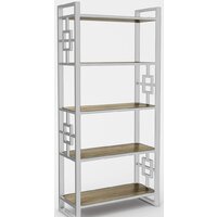 Hype Mebel Квадро 50x170 (белый/дуб галифакс олово)