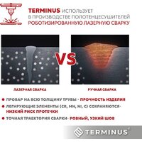 Полотенцесушитель TERMINUS Ватикан П6 500х600 (с боковым подключением 500) - Превью изображения №6 — Интернет-магазин Time-Shop