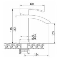 Смеситель Kern K1065 Matt Gun - Превью изображения №2 — Интернет-магазин Time-Shop