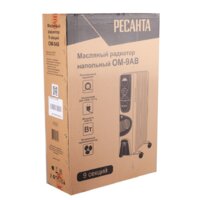 Масляный радиатор Ресанта ОМ-9АВ - Превью изображения №7 — Интернет-магазин Time-Shop