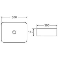 Умывальник D&K Berlin DT1431316 (белый) - Превью изображения №3 — Интернет-магазин Time-Shop