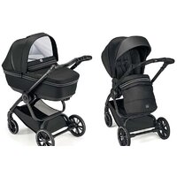 Универсальная коляска CAM Milano (2 в 1, темно-серые полосы/рама ART805T-V90S) - Превью изображения №8 — Интернет-магазин Time-Shop