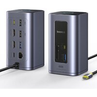 Док-станция Baseus Nomos NU1 Air Win 12-in-1 Docking Station B00568103813-00 - Превью изображения №6 — Интернет-магазин Time-Shop