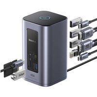 Док-станция Baseus Nomos NU1 Air Win 12-in-1 Docking Station B00568103813-00 - Превью изображения №4 — Интернет-магазин Time-Shop