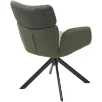 Стул M-City Леонардо 455M05729 (000 белый букле Soul /черный) - Превью изображения №3 — Интернет-магазин Time-Shop