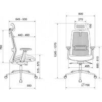 Офисное кресло Бюрократ MC-912-H (черный) - Превью изображения №13 — Интернет-магазин Time-Shop