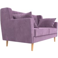 Диван Лига диванов Брайтон 281 2-х местная 108927 (микровельвет, сиреневый) - Превью изображения №4 — Интернет-магазин Time-Shop