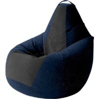 Kreslomeshki Груша Kombo XXXL GKV-145x100-TSCH (темно-синий/черный)