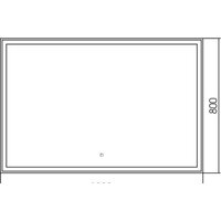 Silver Mirrors Зеркало Ливия 120x80 ФР-1758 - Превью изображения №2 — Интернет-магазин Time-Shop