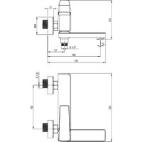 Смеситель Deante Blur BQL-012M (хром) - Превью изображения №4 — Интернет-магазин Time-Shop