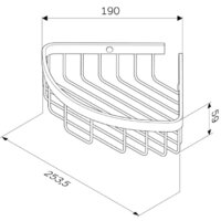  AM.PM Полка Sense L A7452100 - Превью изображения №2 — Интернет-магазин Time-Shop