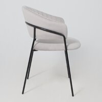 Стул с подлокотниками Алвест AV 433 (светло-серый бархат H-09/черный) - Превью изображения №9 — Интернет-магазин Time-Shop