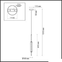 Подвесная люстра Odeon Light Reeds 4794/12L - Превью изображения №2 — Интернет-магазин Time-Shop