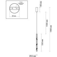 Подвесная люстра Odeon Light Aletta 6694/4L - Превью изображения №3 — Интернет-магазин Time-Shop