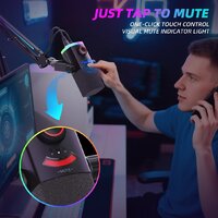 Проводной микрофон FIFINE AM8PROTW (белый) - Превью изображения №9 — Интернет-магазин Time-Shop
