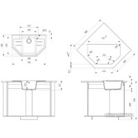 Кухонная мойка Ulgran U-609 (328 бежевый) - Превью изображения №3 — Интернет-магазин Time-Shop