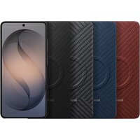 Чехол для телефона Samsung Carbon Magnet Case для Samsung Galaxy S26 Ultra (темно-серый) - Превью изображения №6 — Интернет-магазин Time-Shop