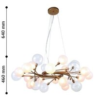 Подвесная люстра Favourite Babylon 2515-15P - Превью изображения №3 — Интернет-магазин Time-Shop