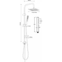 Душевая система  Agger Fresh S001cr - Превью изображения №6 — Интернет-магазин Time-Shop
