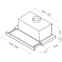 Кухонная вытяжка Elica Elite 14 LUX GRIX/A/90 - Превью изображения №4 — Интернет-магазин Time-Shop