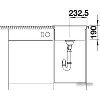 Кухонная мойка Blanco DALAGO 45 (серый беж) [517317] - Превью изображения №4 — Интернет-магазин Time-Shop