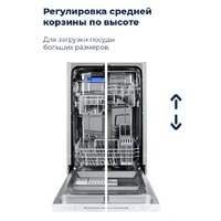 Встраиваемая посудомоечная машина MAUNFELD MLP 08S - Превью изображения №28 — Интернет-магазин Time-Shop