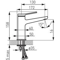 Смеситель Ferro Stratos BSC2 - Превью изображения №2 — Интернет-магазин Time-Shop